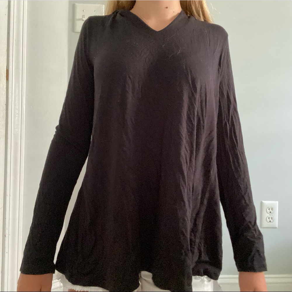 Aerie crisscross long sleeve top
